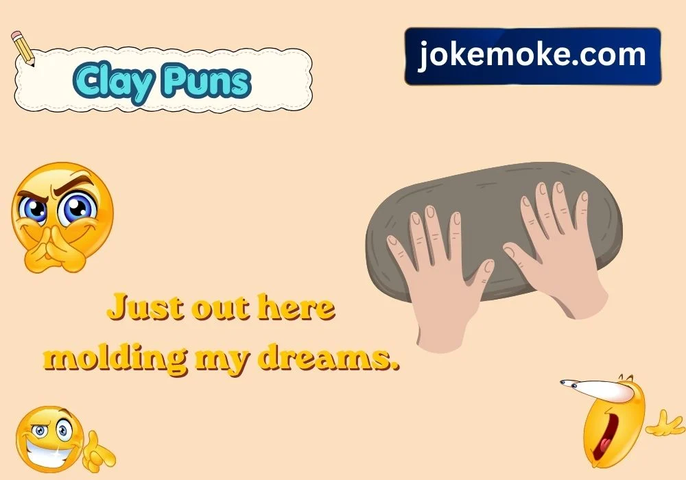 Clever Clay Puns for Instagram