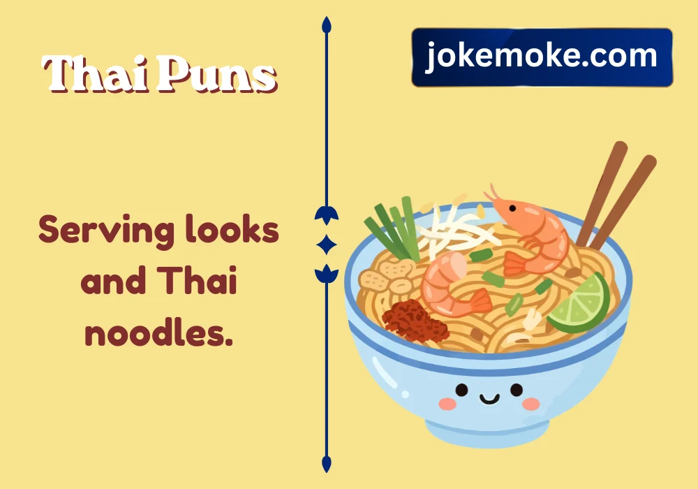 Serving looks and Thai noodles.
