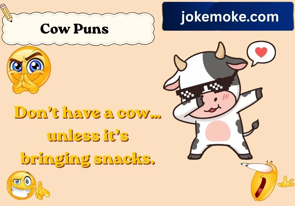 Funny Cow Puns and Captions