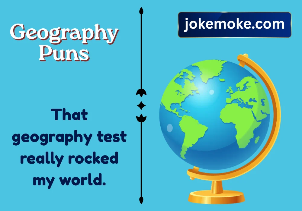 Funny Geography Puns and Captions