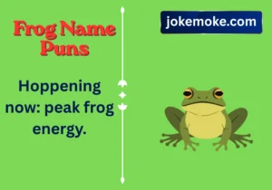 Frog Name Puns