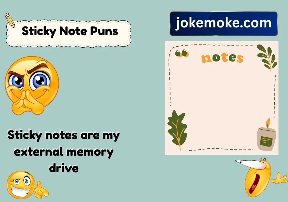 Sticky Note Puns