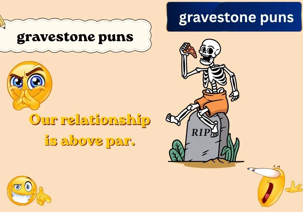 gravestone puns